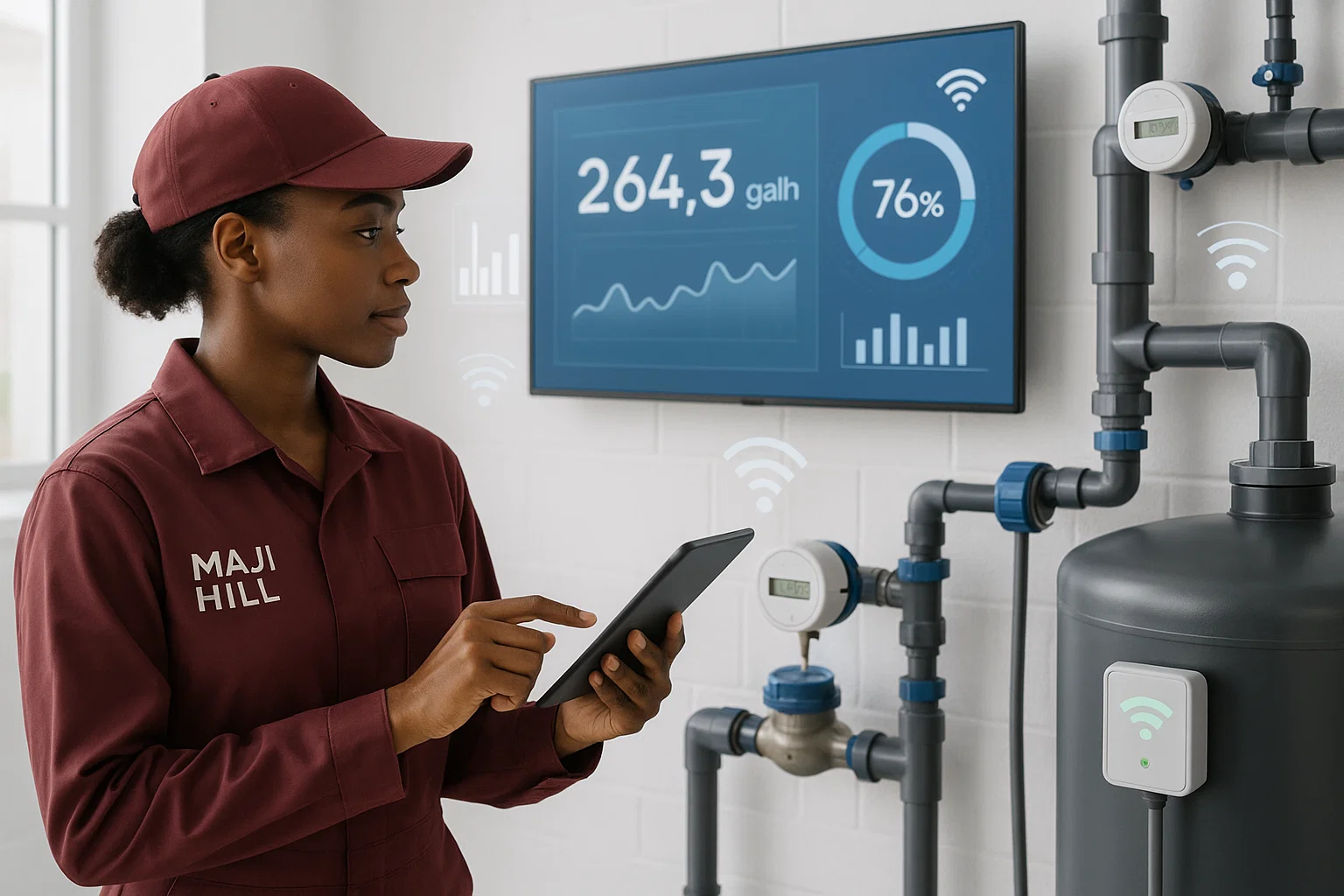 Upgrade how you manage water with real-time insights and automation. At 𝗠𝗮𝗷𝗶 𝗛𝗶𝗹𝗹, we design and install 𝗜𝗼𝗧-𝗲𝗻𝗮𝗯𝗹𝗲𝗱 𝗪𝗮𝘁𝗲𝗿 𝗠𝗮𝗻𝗮𝗴𝗲𝗺𝗲𝗻𝘁 𝗦𝘆𝘀𝘁𝗲𝗺𝘀 for homes, apartments, businesses, and industries.