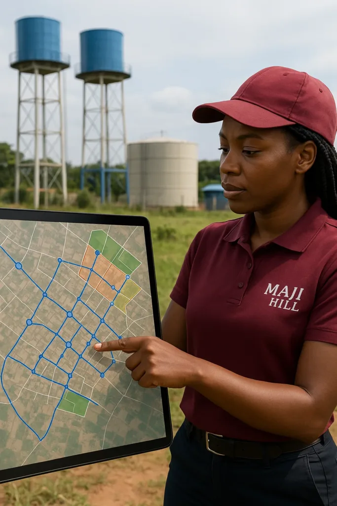 Contact Maji Hill for expert GIS water mapping and infrastructure planning services in Kenya.