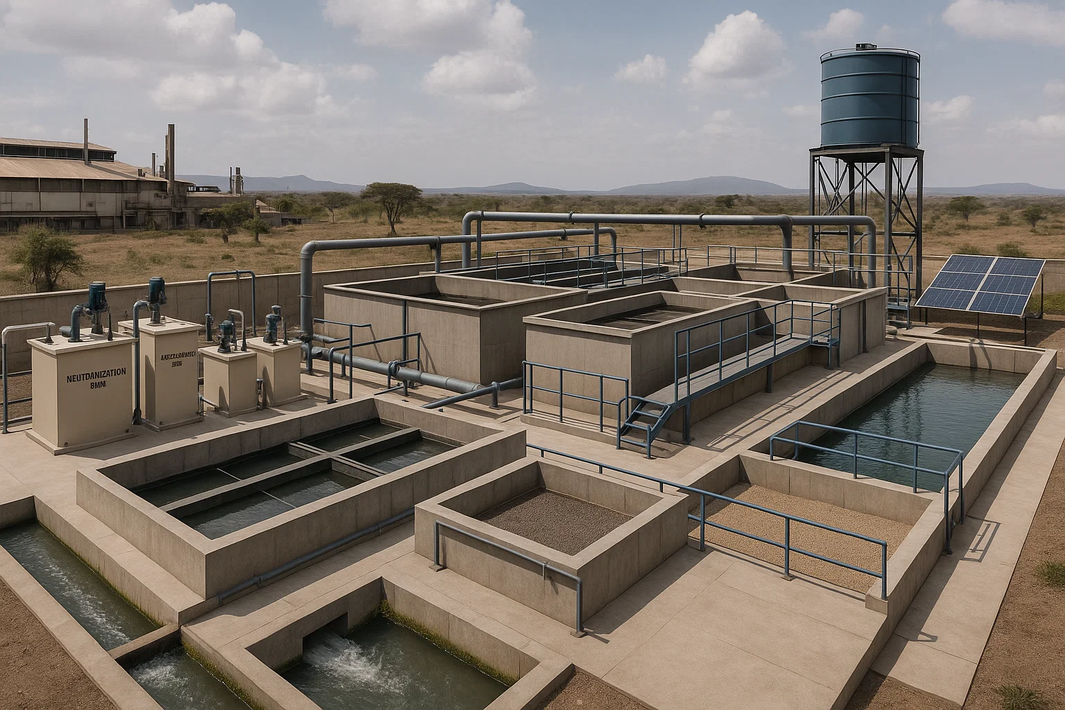 Our Effluent Treatment Plants (ETPs) help Kenyan industries meet environmental regulations by treating and neutralizing harmful discharge before release.