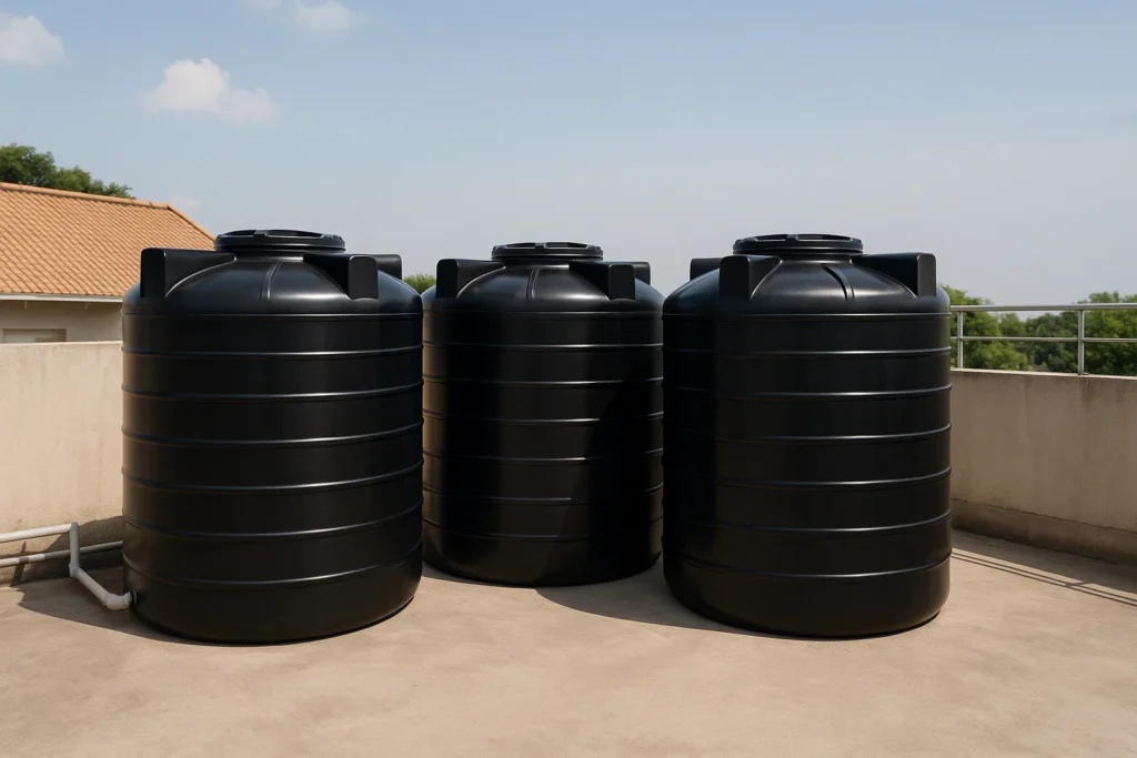 Rooftop Tank cleaning by maji hill Team